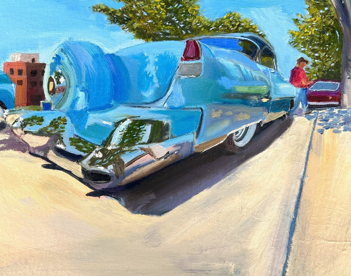 Great Race Cadillac Print