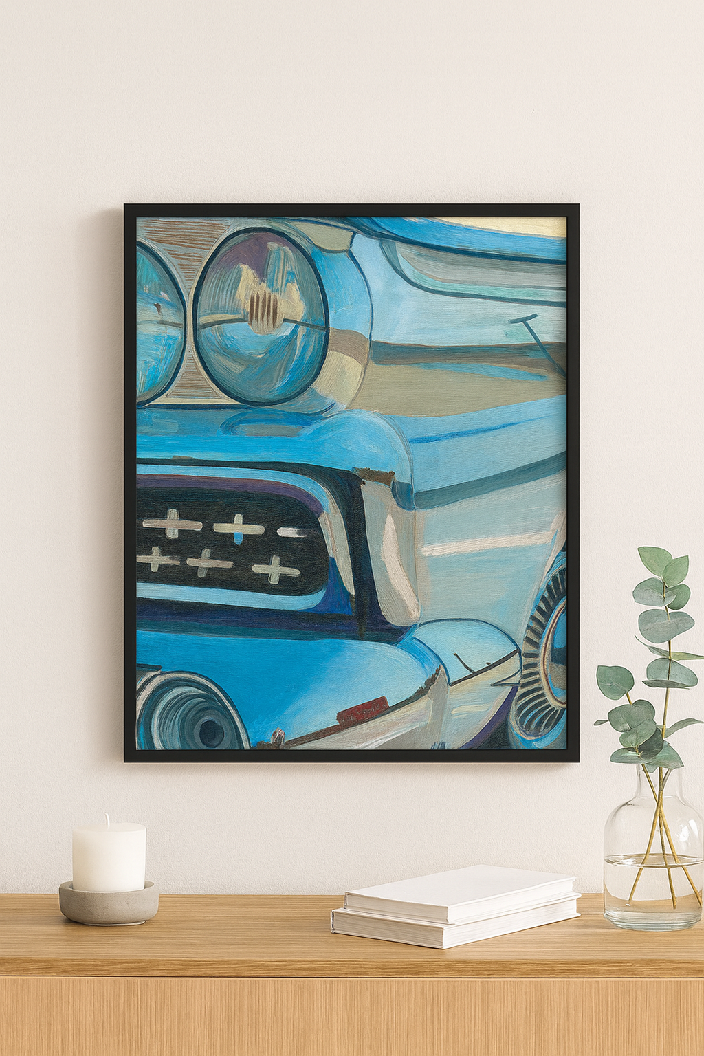 Vintage Velocity Giclee Print unframed