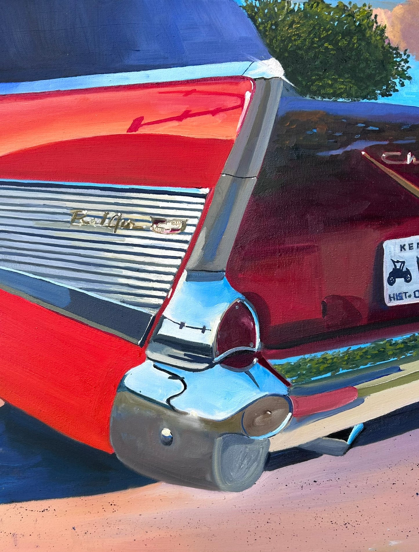 Summer Light Print    1957 Chevrolet Bel Air — Limited Edition Giclée Print